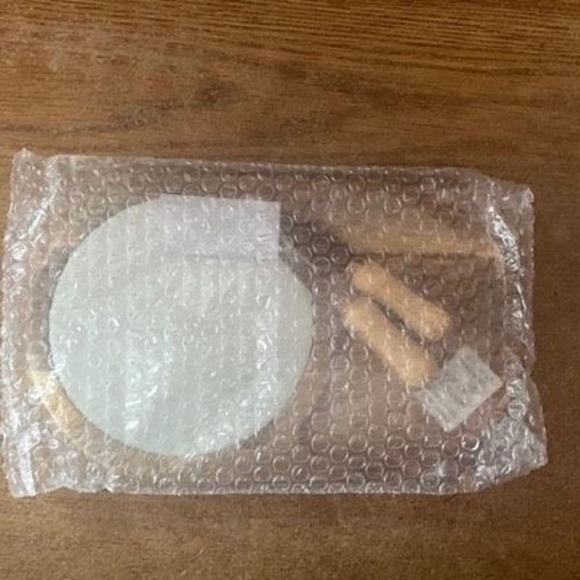 Twine Living Gourmet Acacia Wood Ceramic Cheese Board Knife Charcuterie Set New - Picture 3 of 6